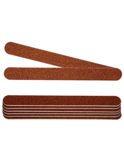 Limes à Ongles Professionnelles 100/100 Marron 2 Faces Peggy Sage X 8
