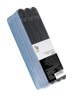 Limes à Ongles 2 Faces 180/180 Noires Peggy Sage X 30