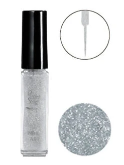Vernis à Ongles Nail Art Pailleté Argent Peggy Sage 7ml