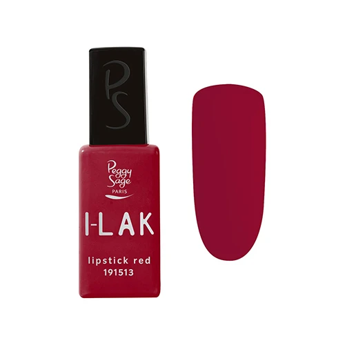 ILak Soak Off Gel Polish Lipstick Red Laqué Peggy Sage 11ml 1 ILak Soak Off Gel Polish Lipstick Red Laqué Peggy Sage 11ml