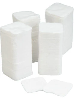 200 Cotons à Démaquiller Carrés 8cm