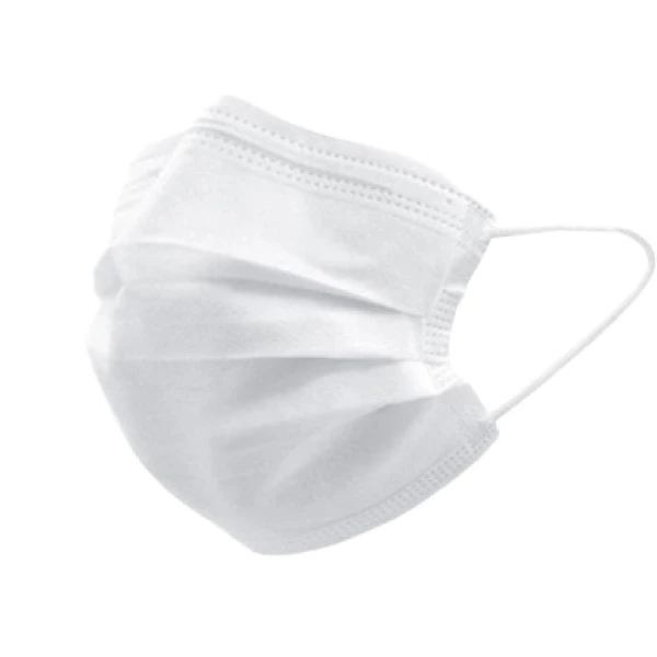Masque Bucco Nasal Blanc 3 Plis X50 1 Masque Bucco Nasal Blanc 3 Plis X50