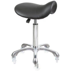 Tabouret Cheval Skai Noir