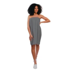 Paréo Éponge Gris Anthracite