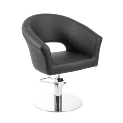 Fauteuil ARCEL Hydraulique PVC Noir