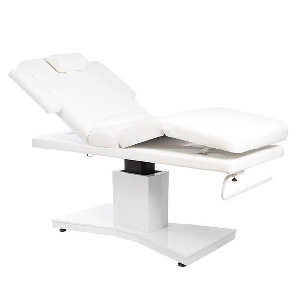 Table De Massage Électrique Poséidon Skaï Blanc 1 Table De Massage Électrique Poséidon Skaï Blanc
