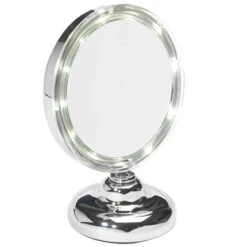 Miroir à LED Ø 13cm Grossissant X8