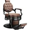 FAUTEUIL VINTAGE LOGYKS HOMME """"MAE"""" Skaï MarronStructure Noire