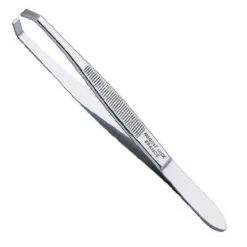 Pince à Epiler Crabe Courbé Carrée