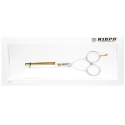 Ciseaux Sculpteur Luxury White & Gold 5.5 Kiepe 2447-5.5