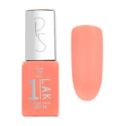 One Lak 1 Step Gel Polish Orange Coral Peggy Sage 5ml